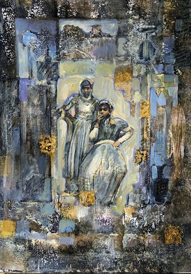 Original Contemporary People Collage by Nasser Palangi