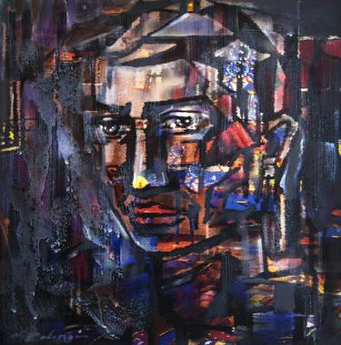 Original People Mixed Media by Nasser Palangi