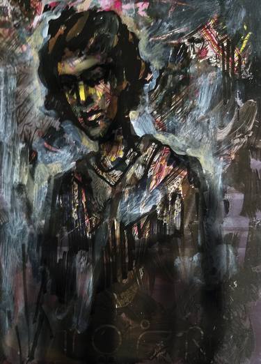 Print of Conceptual People Mixed Media by Nasser Palangi