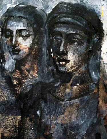 Original People Mixed Media by Nasser Palangi