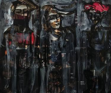 Original People Mixed Media by Nasser Palangi