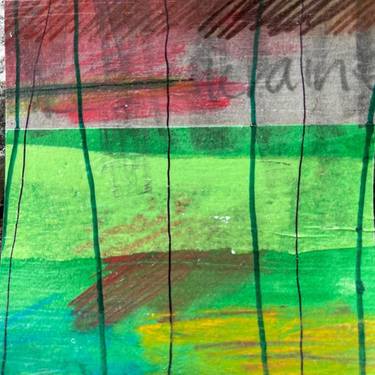 Original Abstract Mixed Media by Raymond Prucher