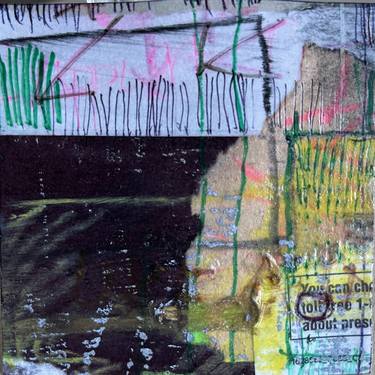 Original Abstract Mixed Media by Raymond Prucher