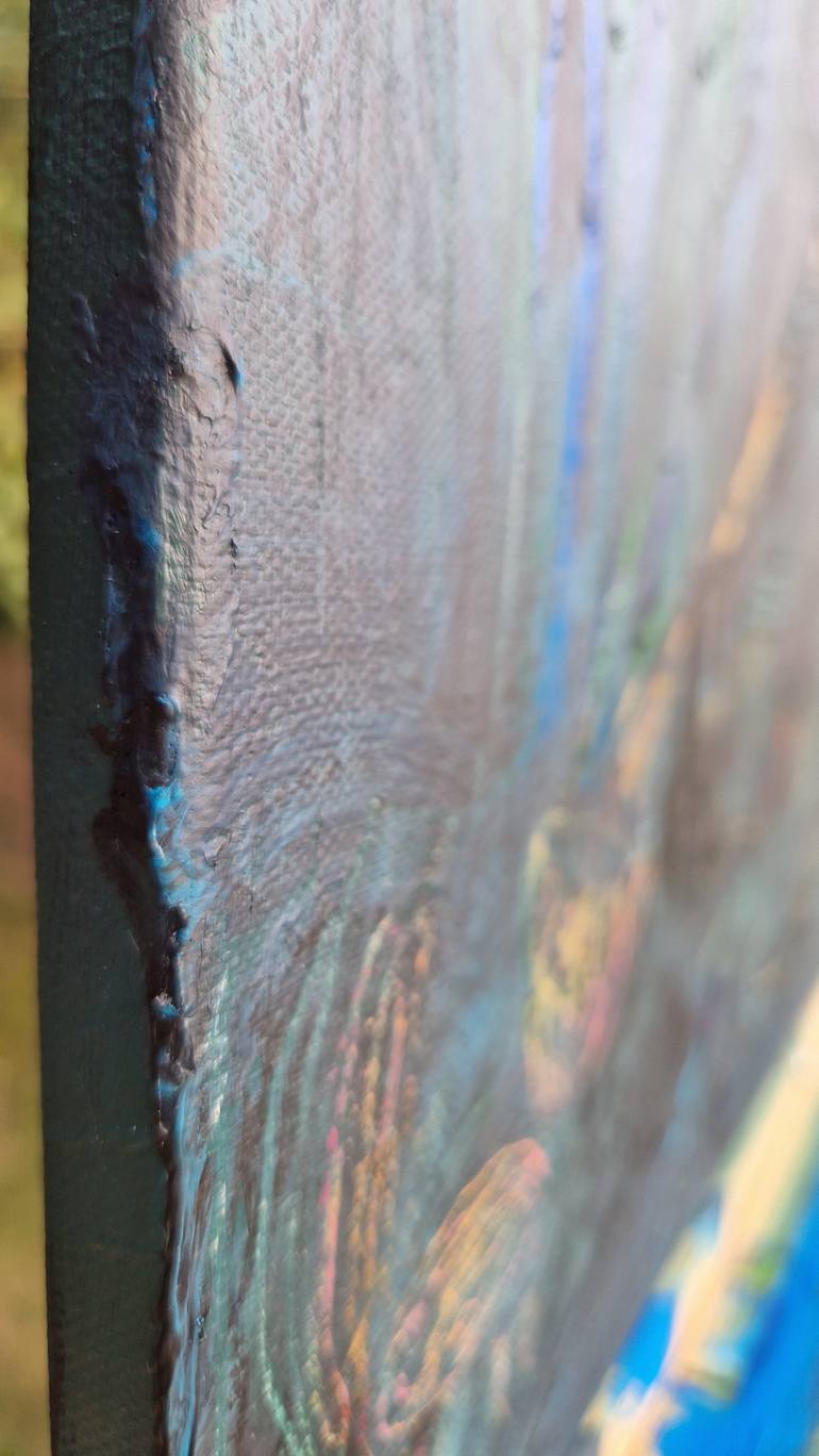 Original Abstract Expressionism Abstract Painting by MałGorzata SobańSka