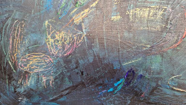 Original Abstract Expressionism Abstract Painting by MałGorzata SobańSka