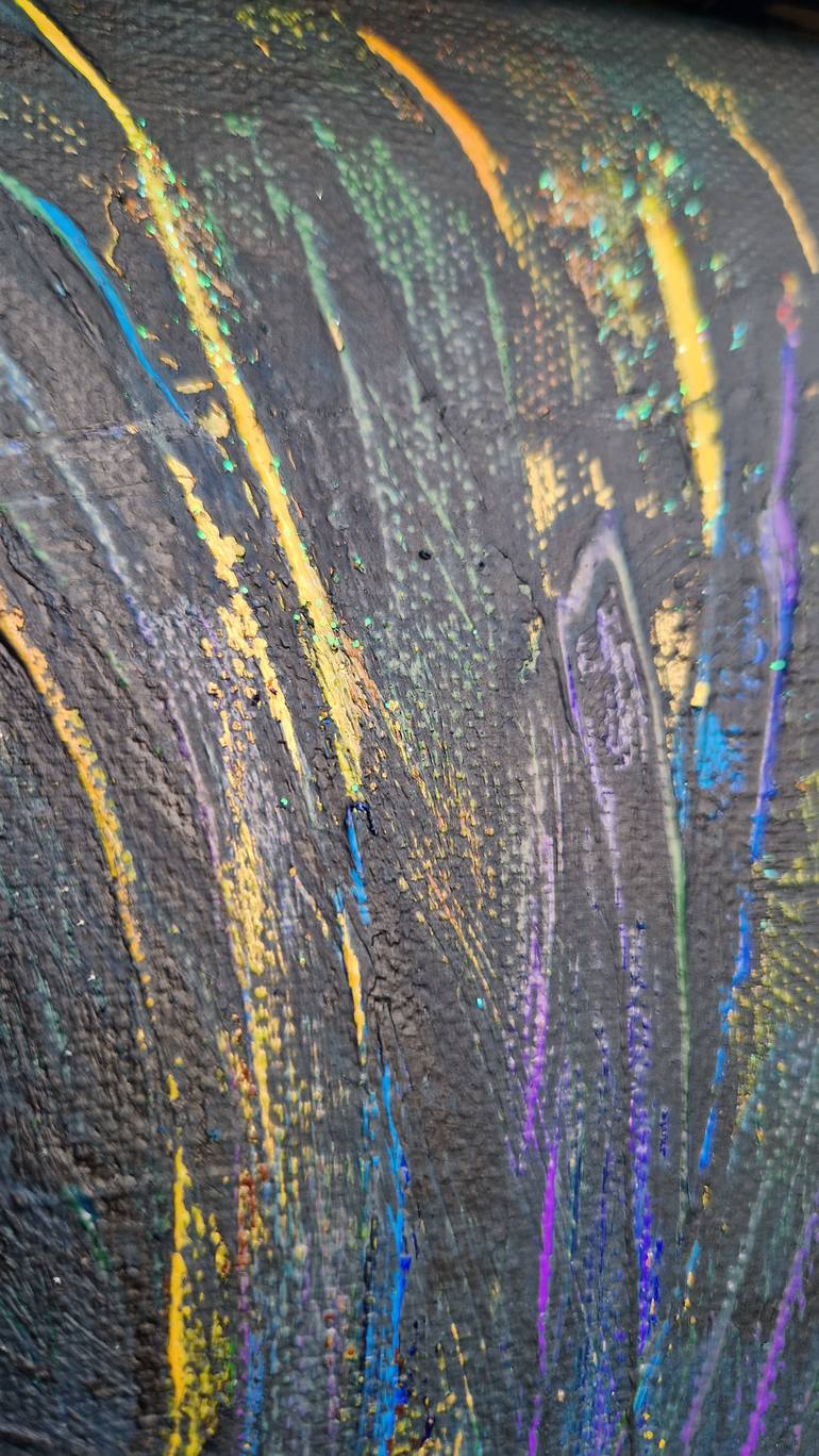 Original Abstract Expressionism Abstract Painting by MałGorzata SobańSka