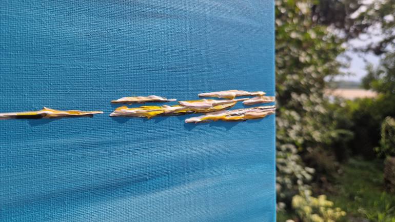 Original Abstract Expressionism Abstract Painting by MałGorzata SobańSka