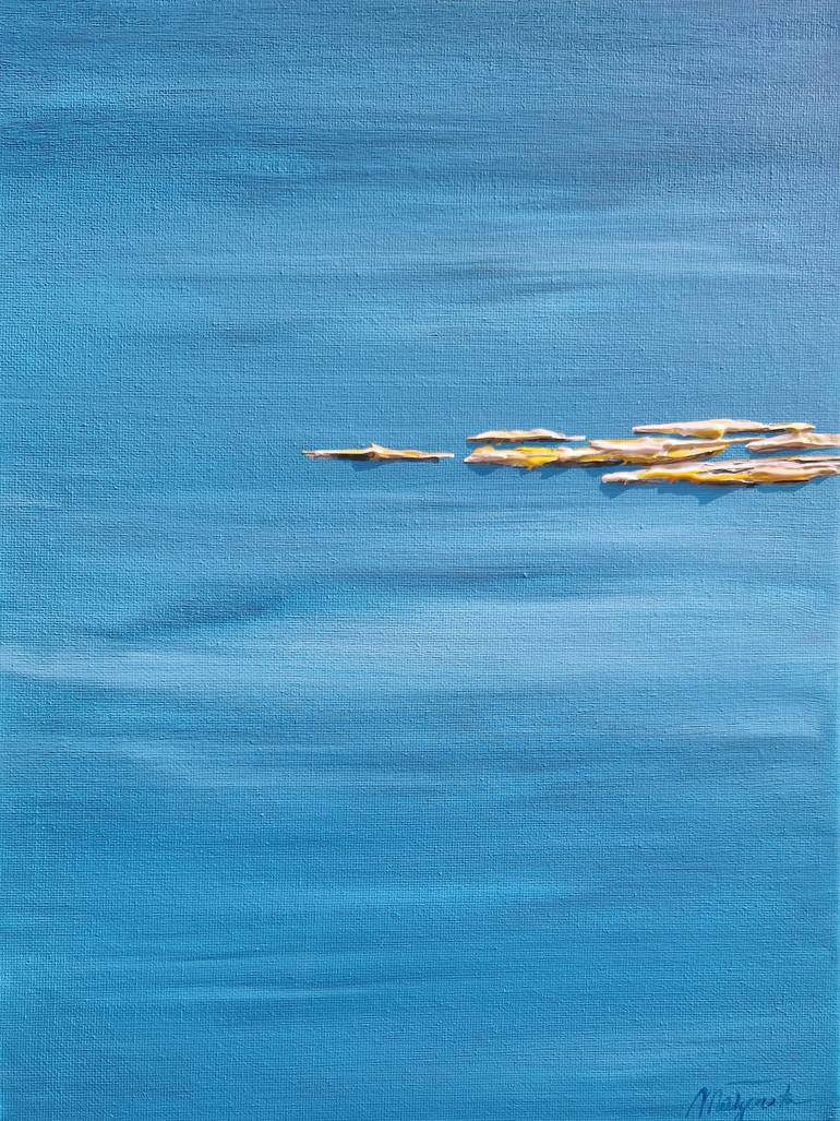 Original Abstract Expressionism Abstract Painting by MałGorzata SobańSka