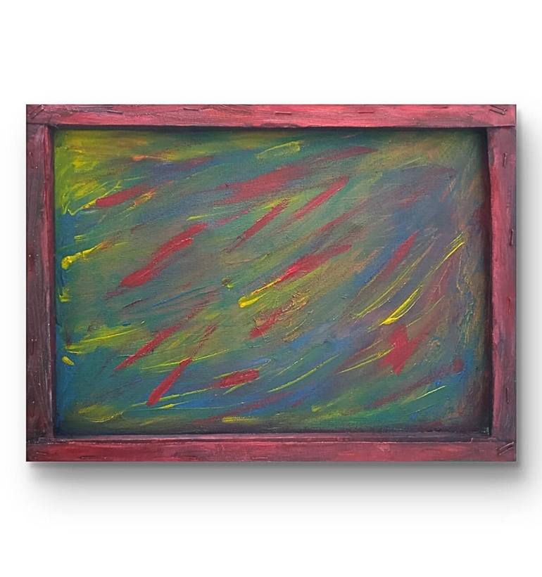 Original Abstract Painting by Flávia Maia
