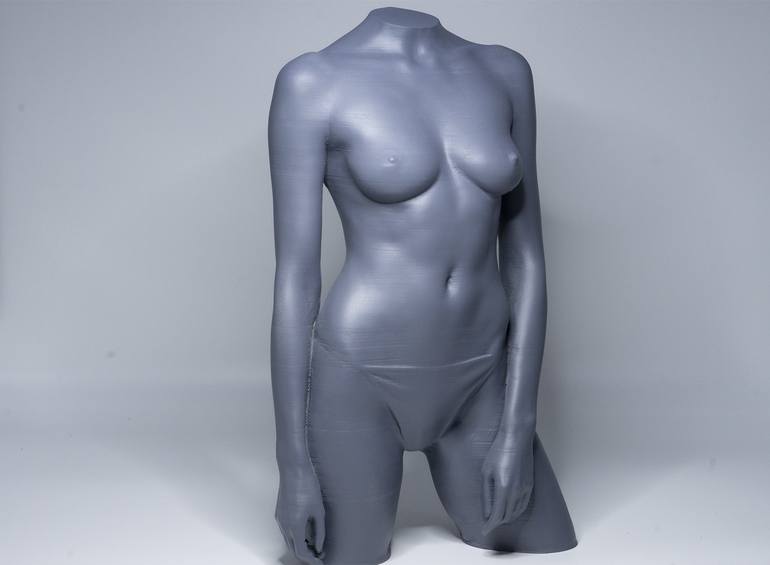 Original Contemporary Women Sculpture by Christopher Le