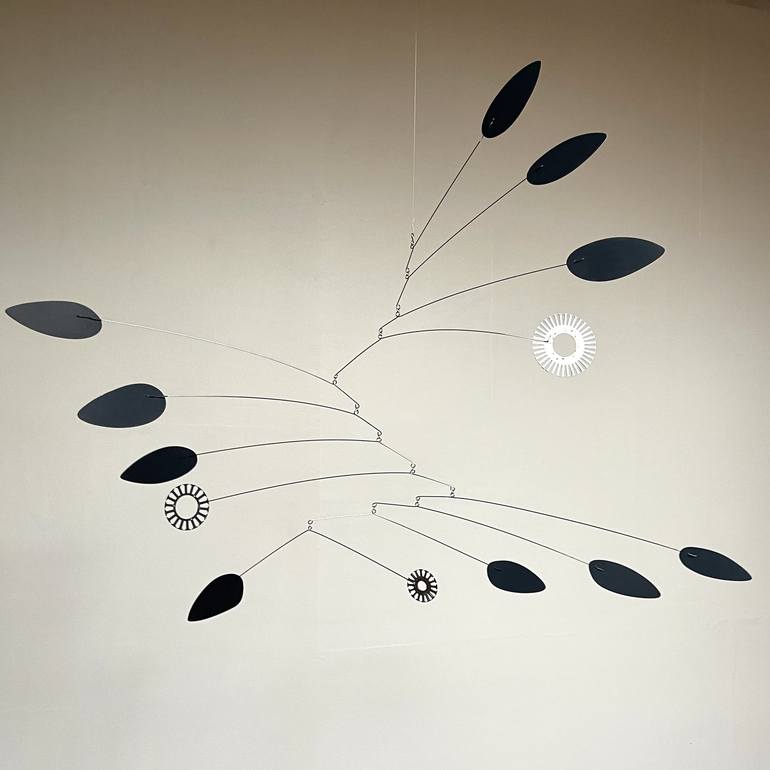 Original Kinetic Abstract Sculpture by Alistair Berg