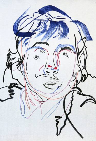 Original Portraiture Portrait Drawings by Benoît Erwann Boucherot