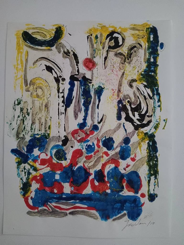Original Abstract Expressionism Abstract Painting by Jadden Castaneda