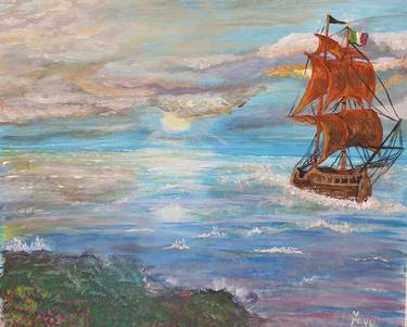 Original Seascape Painting by Tony Blackwell