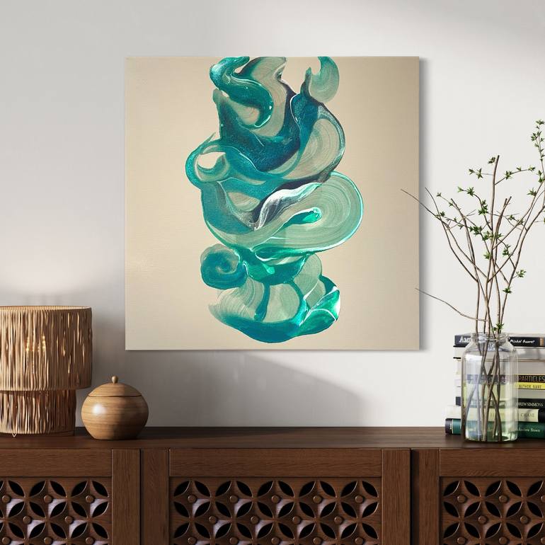 Original Abstract Painting by Dominika Brejchová