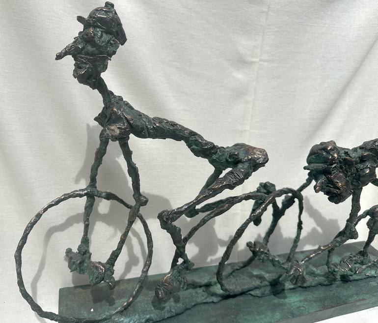 Original Expressionism Sports Sculpture by Erno Toth