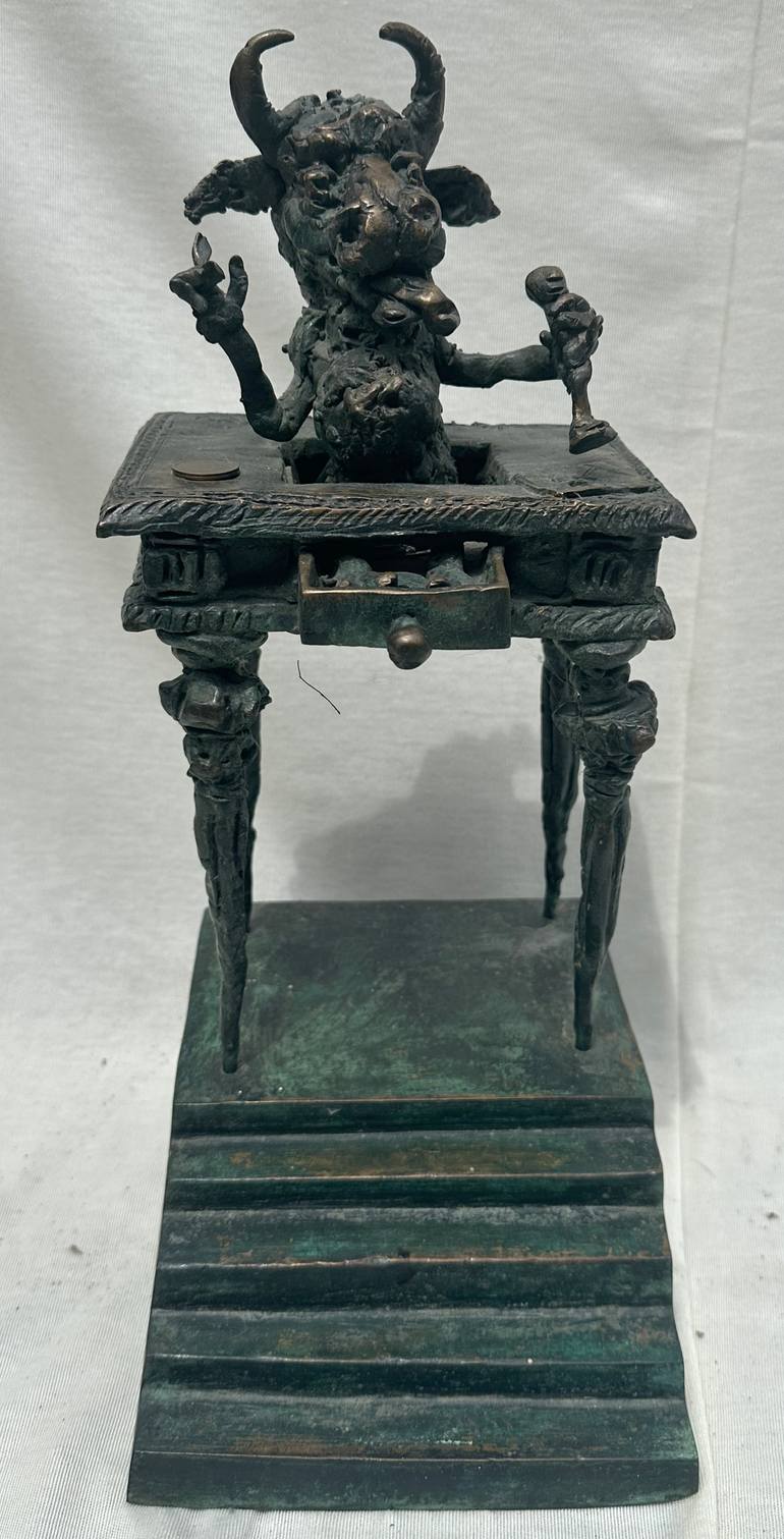 Original Expressionism Animal Sculpture by Erno Toth