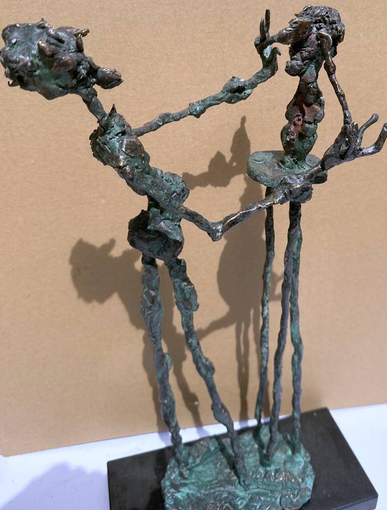 Original Expressionism Humor Sculpture by Erno Toth