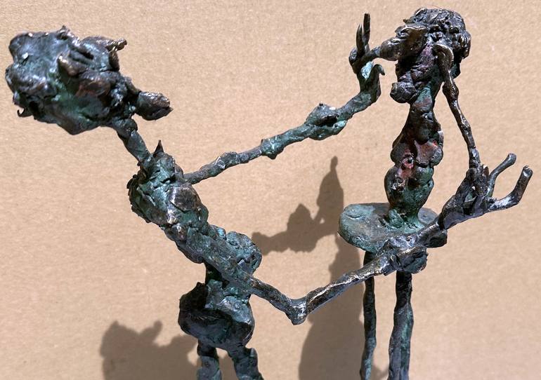 Original Expressionism Humor Sculpture by Erno Toth