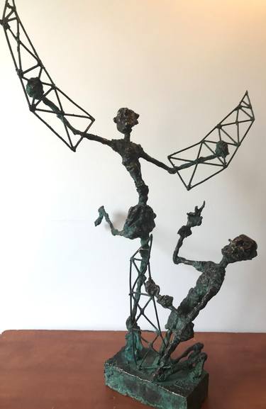 Original Figurative Classical mythology Sculpture by Erno Toth