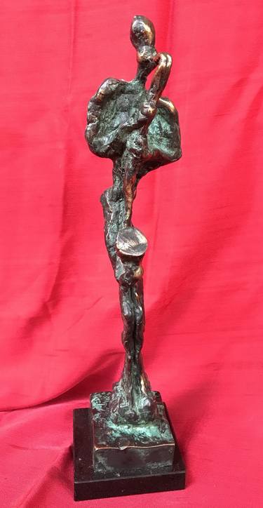 Original Figurative Music Sculpture by Erno Toth