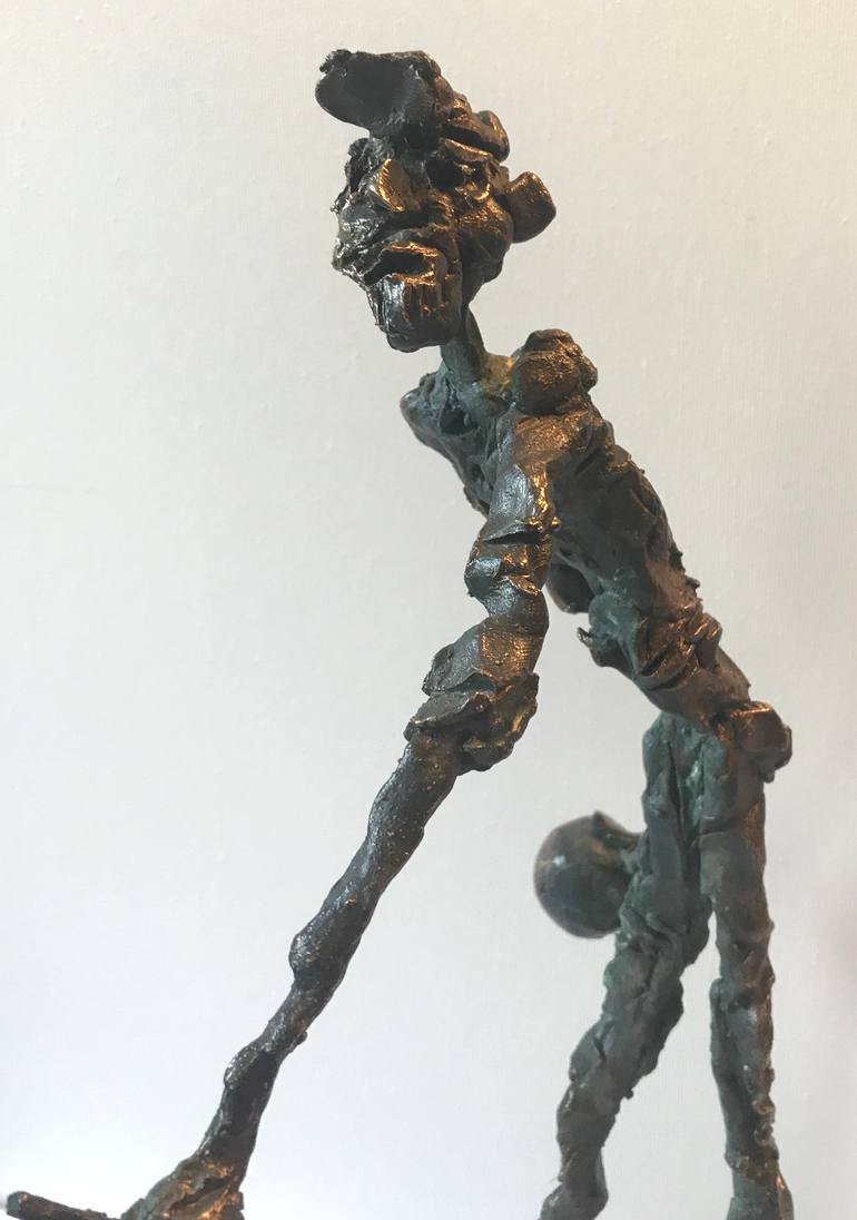 Original Expressionism Sports Sculpture by Erno Toth