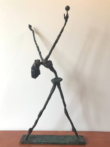 Original Figurative Music Sculpture by Erno Toth