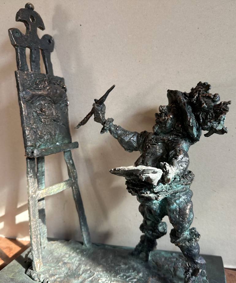 Original Expressionism Pop Culture/Celebrity Sculpture by Erno Toth