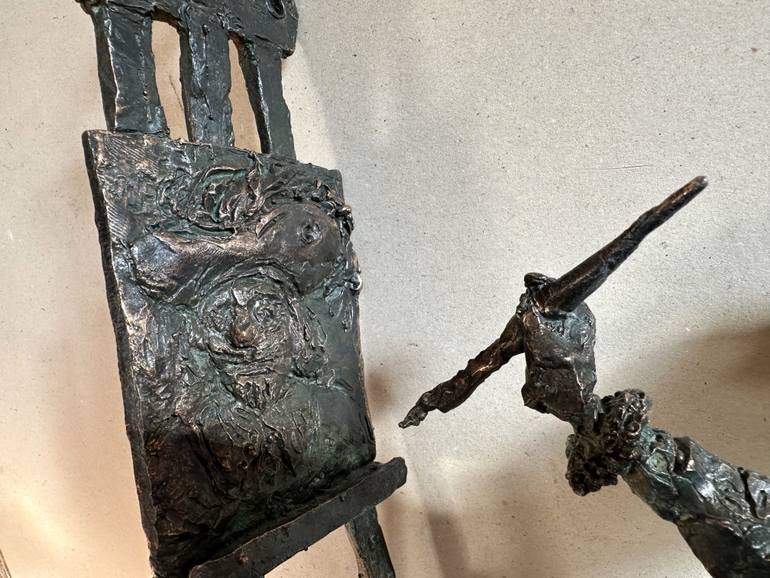 Original Expressionism Pop Culture/Celebrity Sculpture by Erno Toth