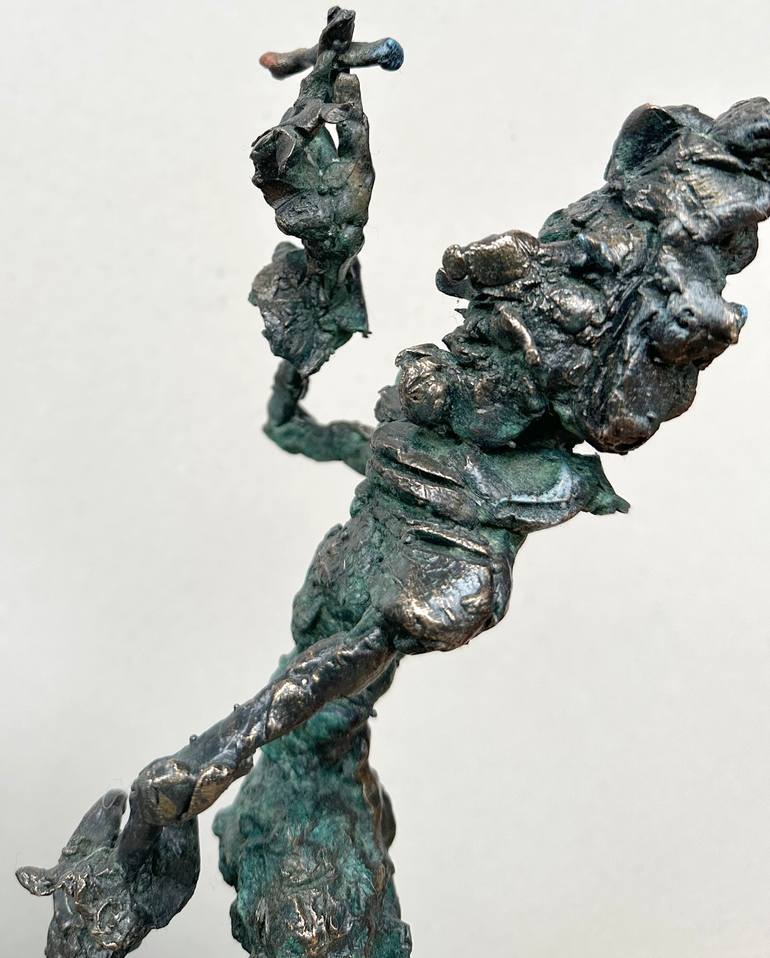 Original Figurative Celebrity Sculpture by Erno Toth
