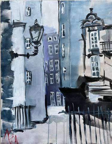 Original Figurative Architecture Paintings by Gerd Kassühlke