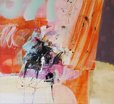 Original Abstract Paintings by Birgit Fechner