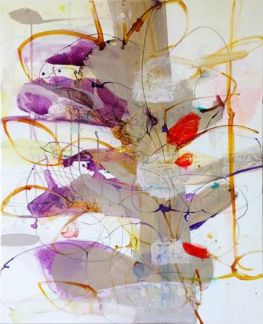 Original Conceptual Abstract Paintings by Birgit Fechner