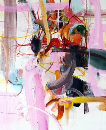 Original Abstract Paintings by Birgit Fechner