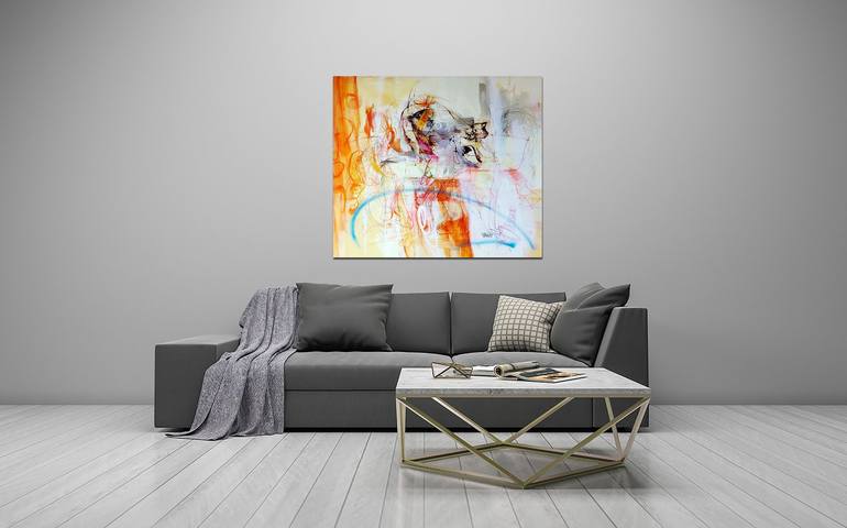 Original Abstract Painting by Birgit Fechner