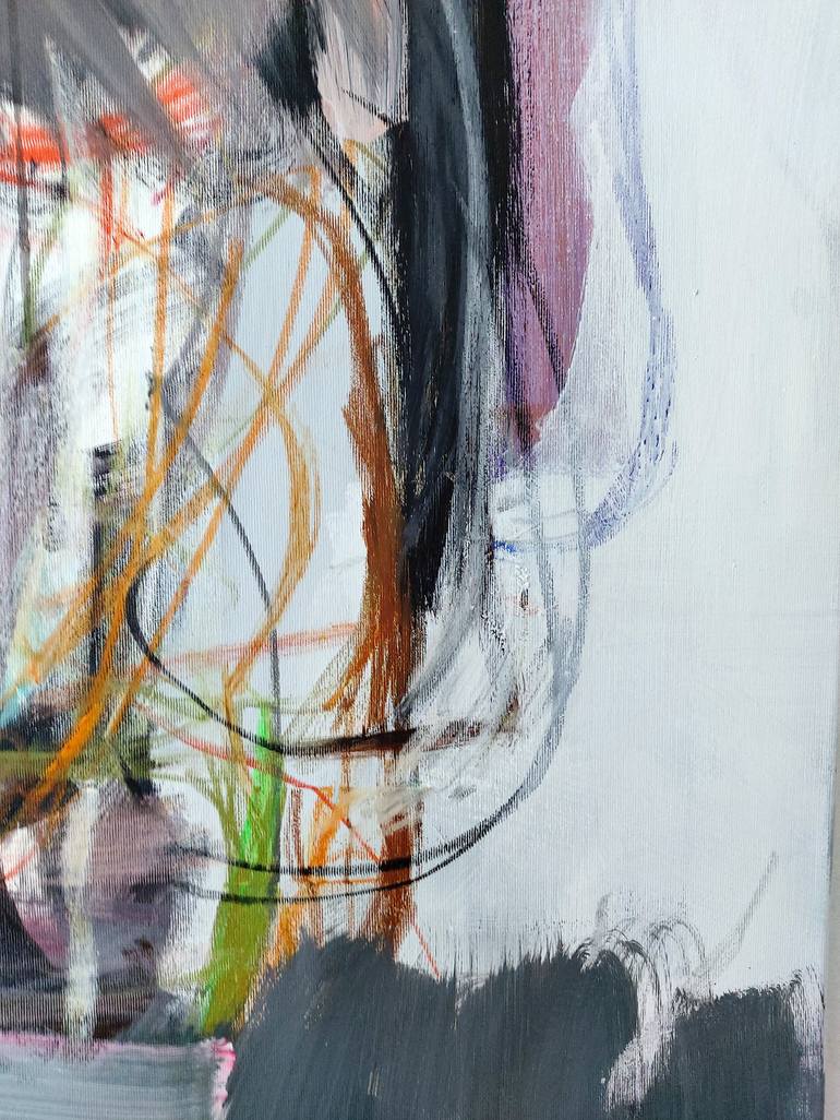 Original Abstract Expressionism Abstract Painting by Birgit Fechner