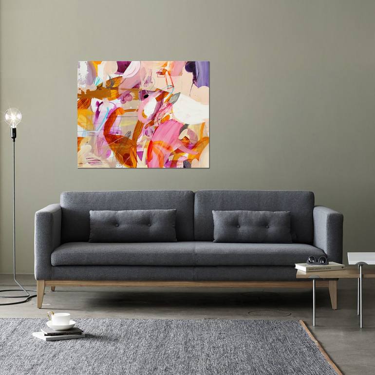 Original Abstract Painting by Birgit Fechner