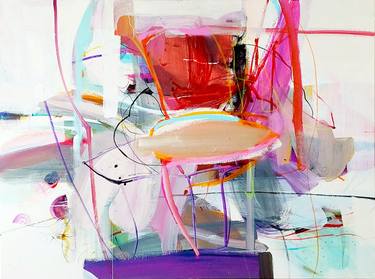 Original Contemporary Abstract Paintings by Birgit Fechner