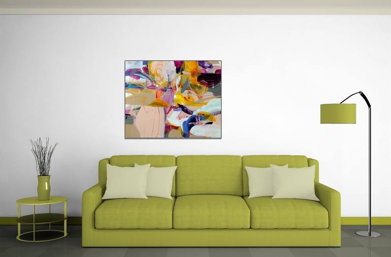 Original Contemporary Abstract Painting by Birgit Fechner