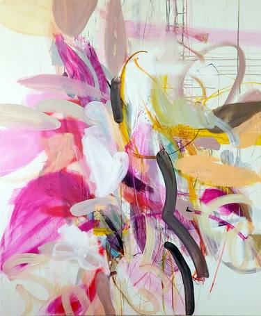 Original Abstract Expressionism Abstract Paintings by Birgit Fechner