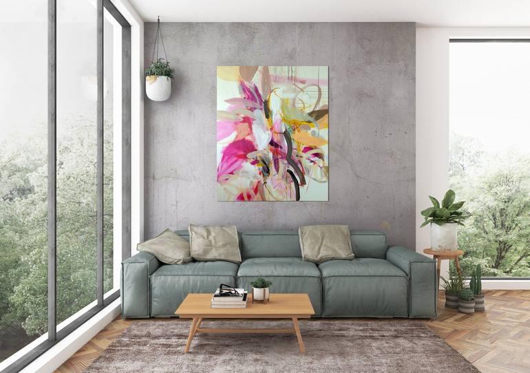 Original Abstract Painting by Birgit Fechner