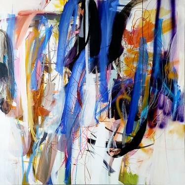 Original Abstract Expressionism Abstract Paintings by Birgit Fechner