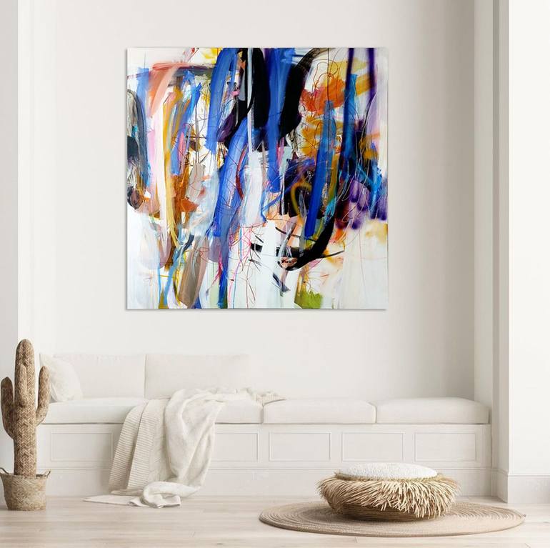 Original Abstract Painting by Birgit Fechner