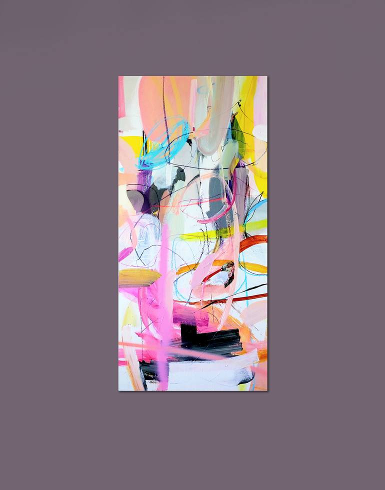 Original Contemporary Abstract Painting by Birgit Fechner