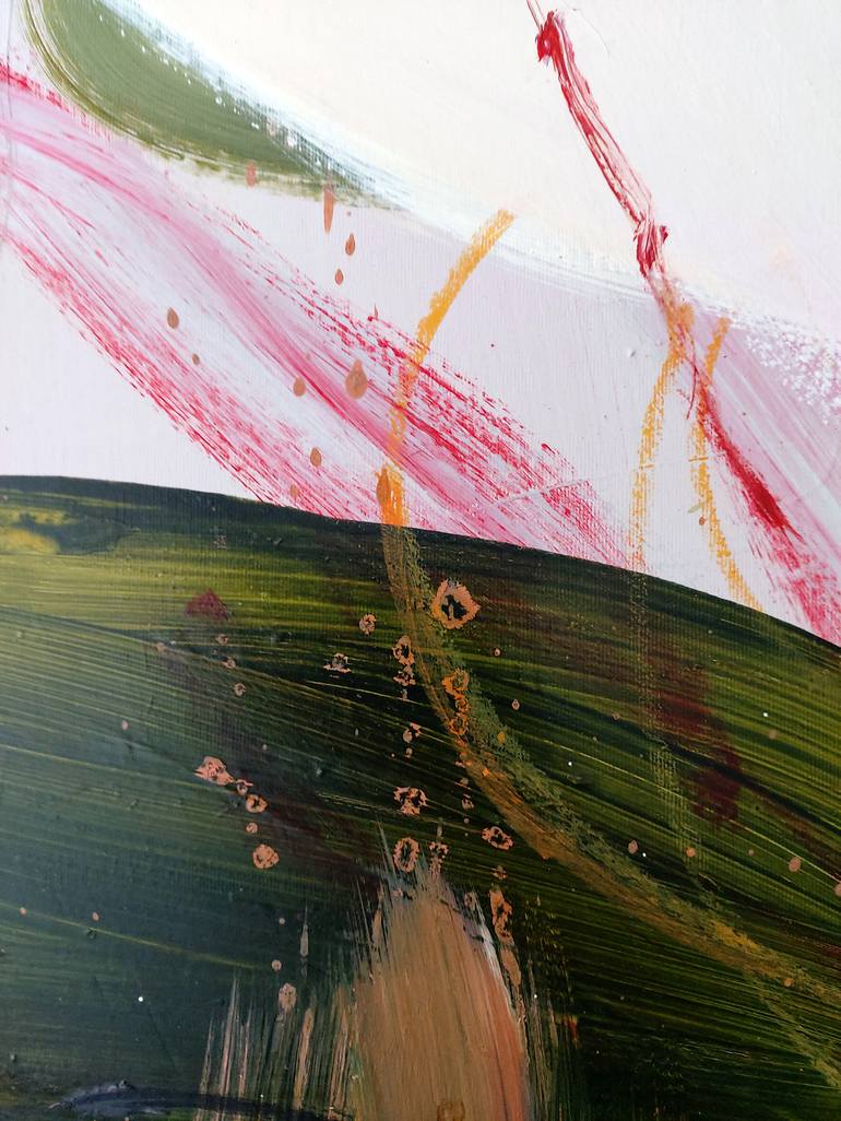 Original Abstract Expressionism Abstract Painting by Birgit Fechner