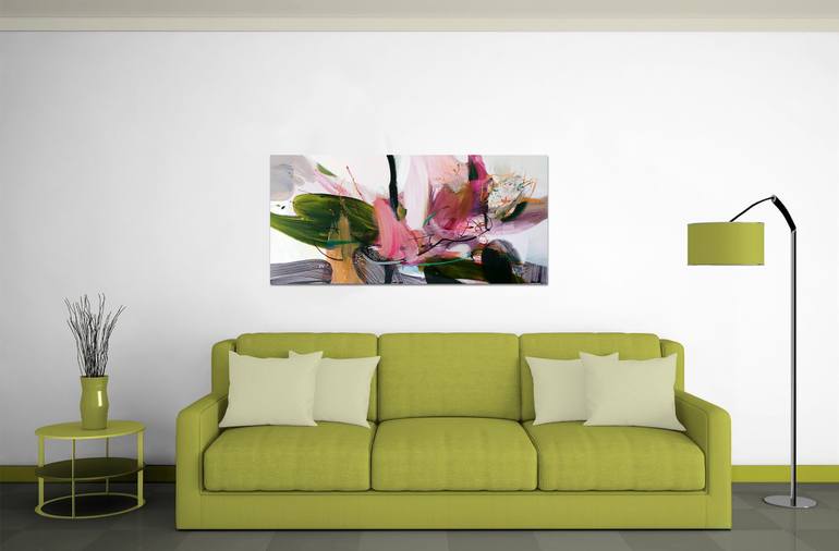 Original Abstract Expressionism Abstract Painting by Birgit Fechner