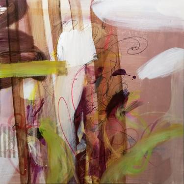 Original Abstract Expressionism Abstract Paintings by Birgit Fechner