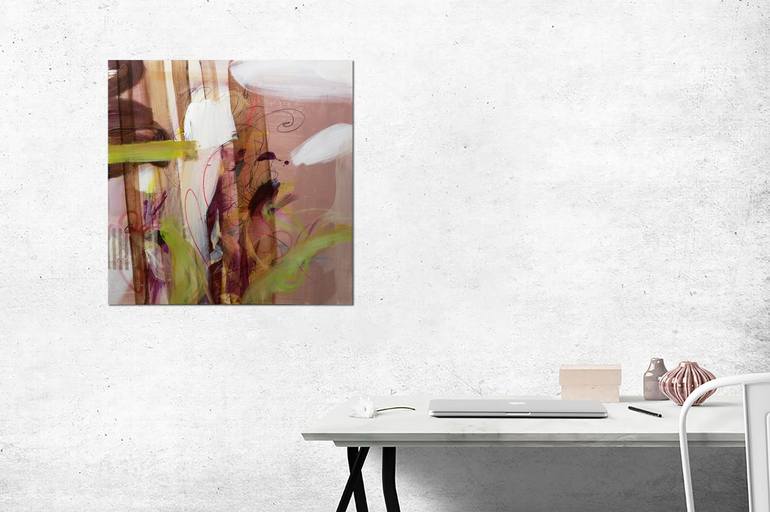 Original Abstract Expressionism Abstract Painting by Birgit Fechner