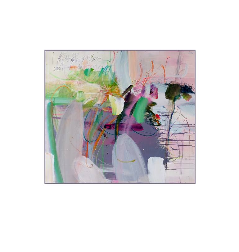 Original Abstract Expressionism Abstract Painting by Birgit Fechner