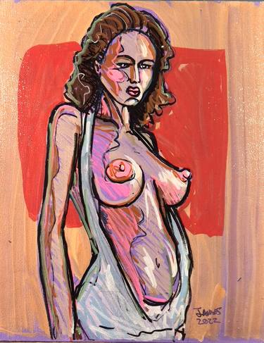 Original Women Paintings by James-Patrick Bouthillier